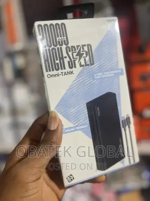Tecno 20000mah Power Bank Supports Fast Charging