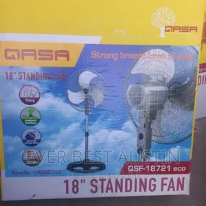Qasa 18inches Standing Fan Metal Blade