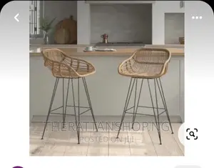 Handmade Rattan Bar Stools