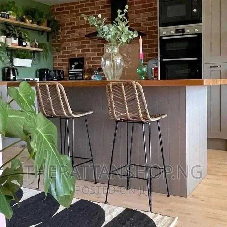 Handmade Rattan Bar Stools