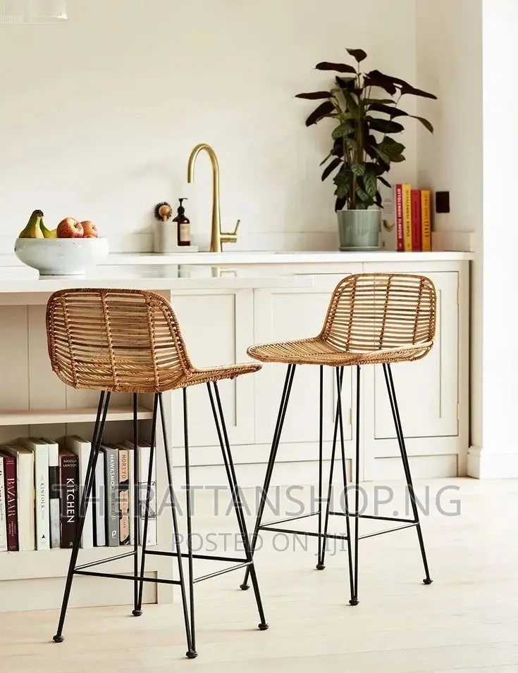 Handmade Rattan Bar Stools