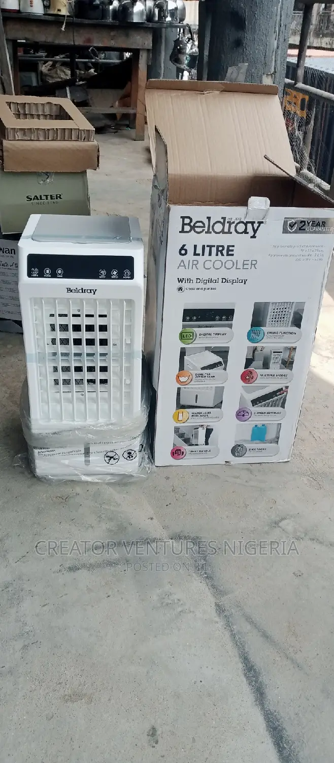 Beldray Mobile Air Cooler,Low Voltage,4 in 1,