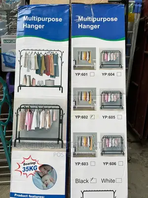 Single Pole Clothes Storage Rack