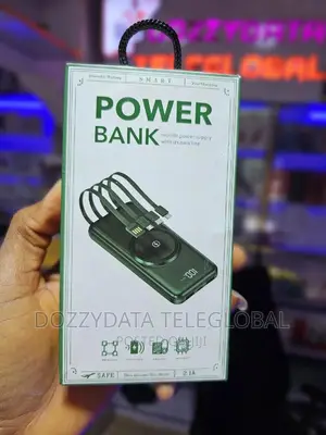 Original 20000mah Wireless Powerbank With 4 Cables