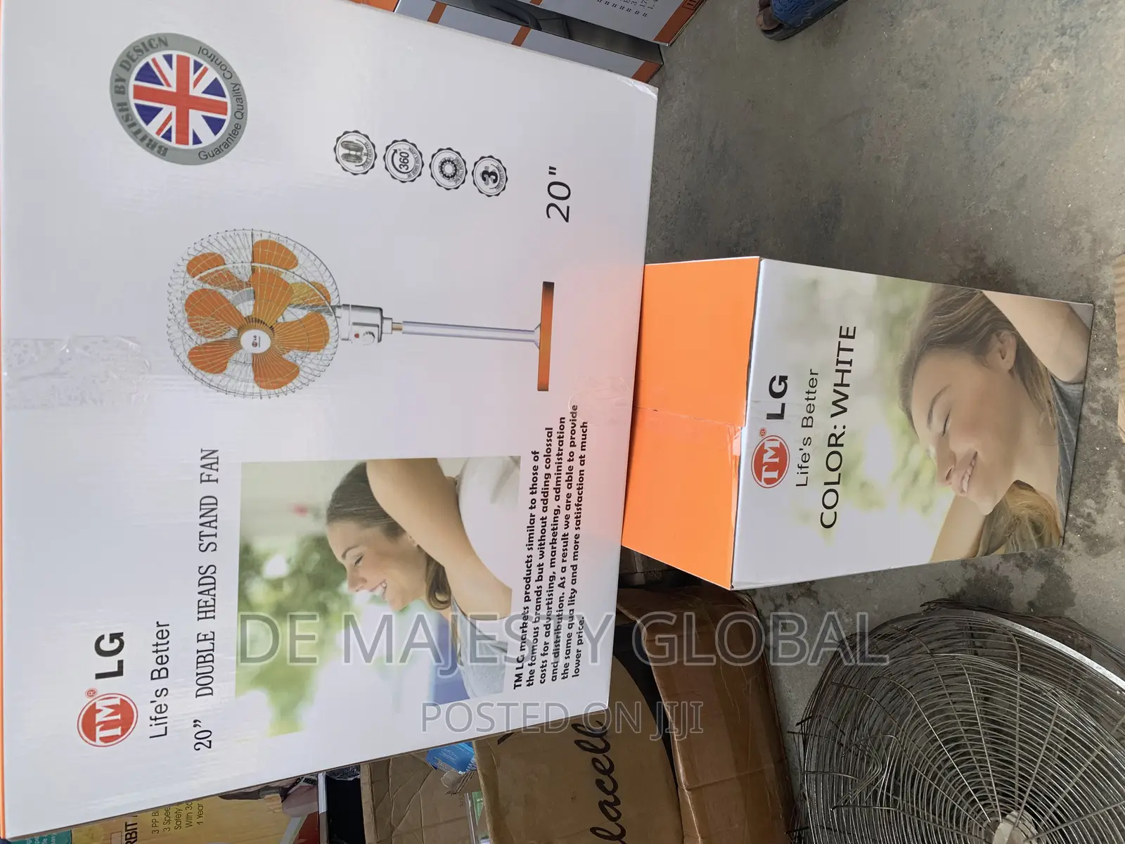 Double Head 360 Oscillation Fan