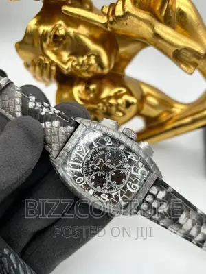 Original FRANCK MULLER Leather Strap Watch Available Instore