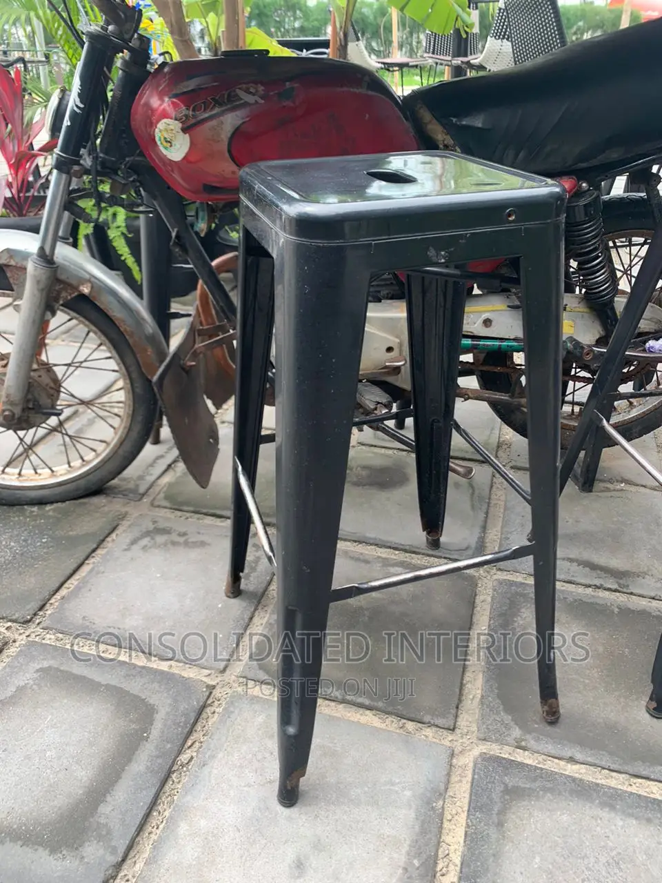 High Metal Barstools