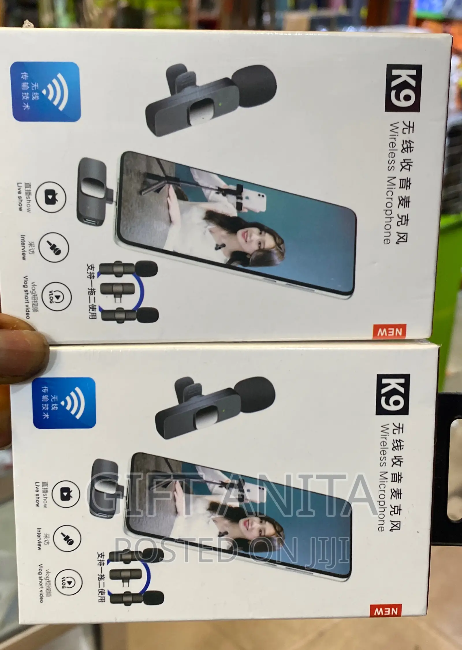Wireless Double Microphone iPhone and Android