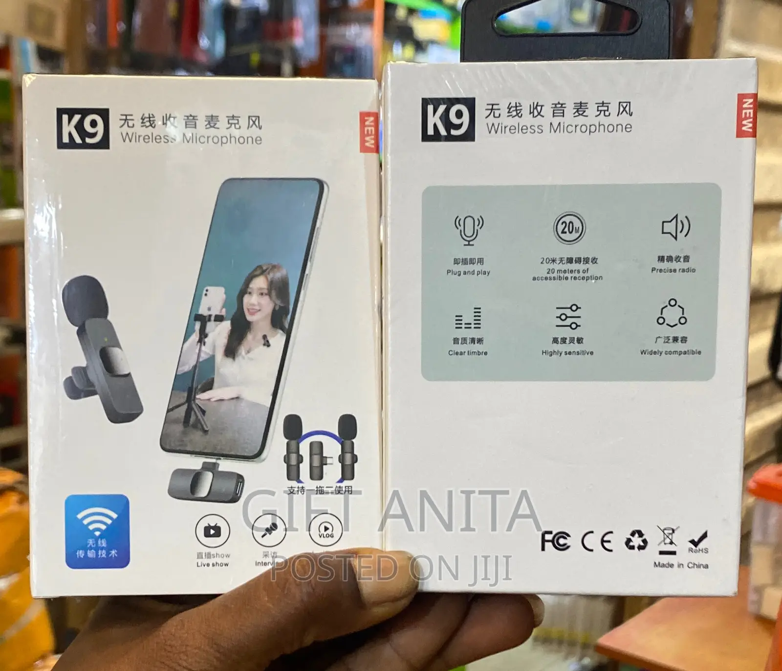 Wireless Double Microphone iPhone and Android
