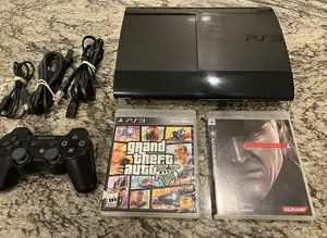 Sony [ Ps3 ] With 2 Pads + 20 Games