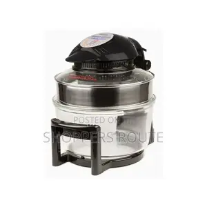 12L Digital Halogen Oven With Flip-Up Hinged Lid - 1400W