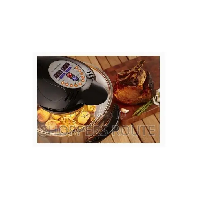 12L Digital Halogen Oven With Flip-Up Hinged Lid - 1400W