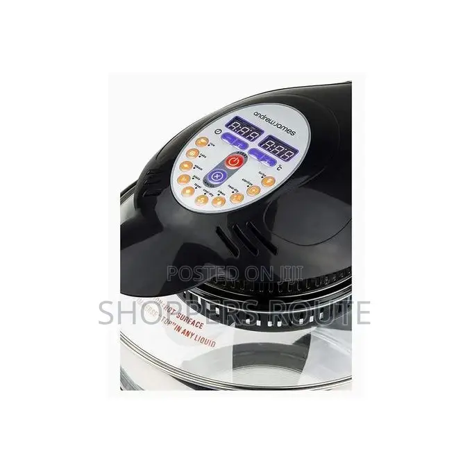 12L Digital Halogen Oven With Flip-Up Hinged Lid - 1400W
