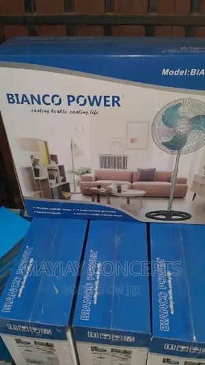 18" Bianco Big Copper Coil Powerful Standing Fan-90watts