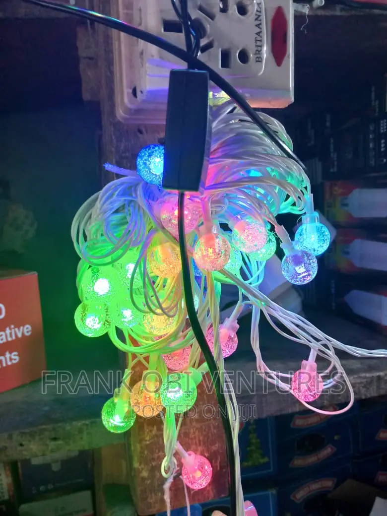Multiple Colors Christmas Lights.