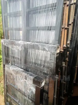 Black Transome Frameless Windows
