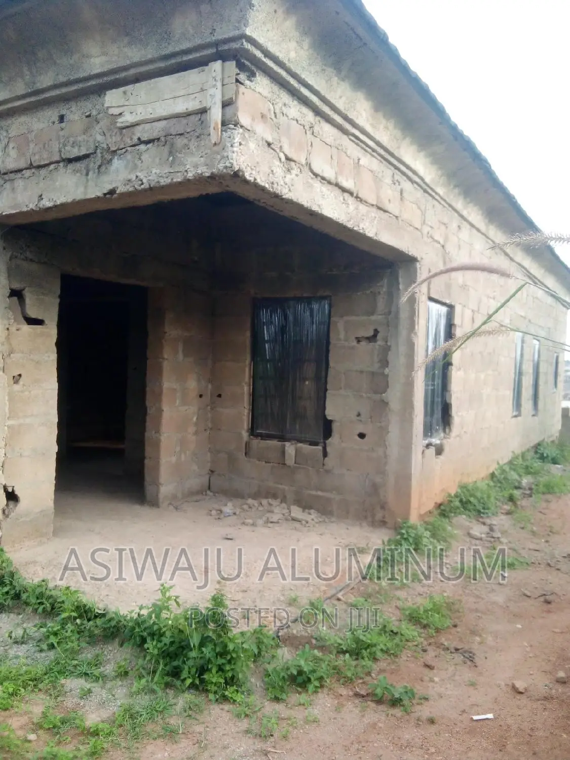 Black Transome Frameless Windows