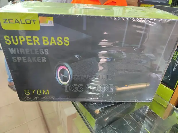 Zealot S78m Super Bass With Microphone Bluetooth Speaker in Ikeja