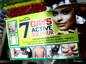 7 Days Active Surphur Powder, Remedy for Any Skin Condition