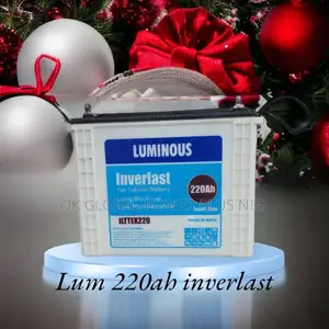 Luminous 220ah/12v Inverlast Tubular With 2 Yeaes Warranty