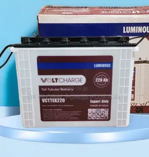 Luminous 220ah/12v Voltcharge Tubular Battery