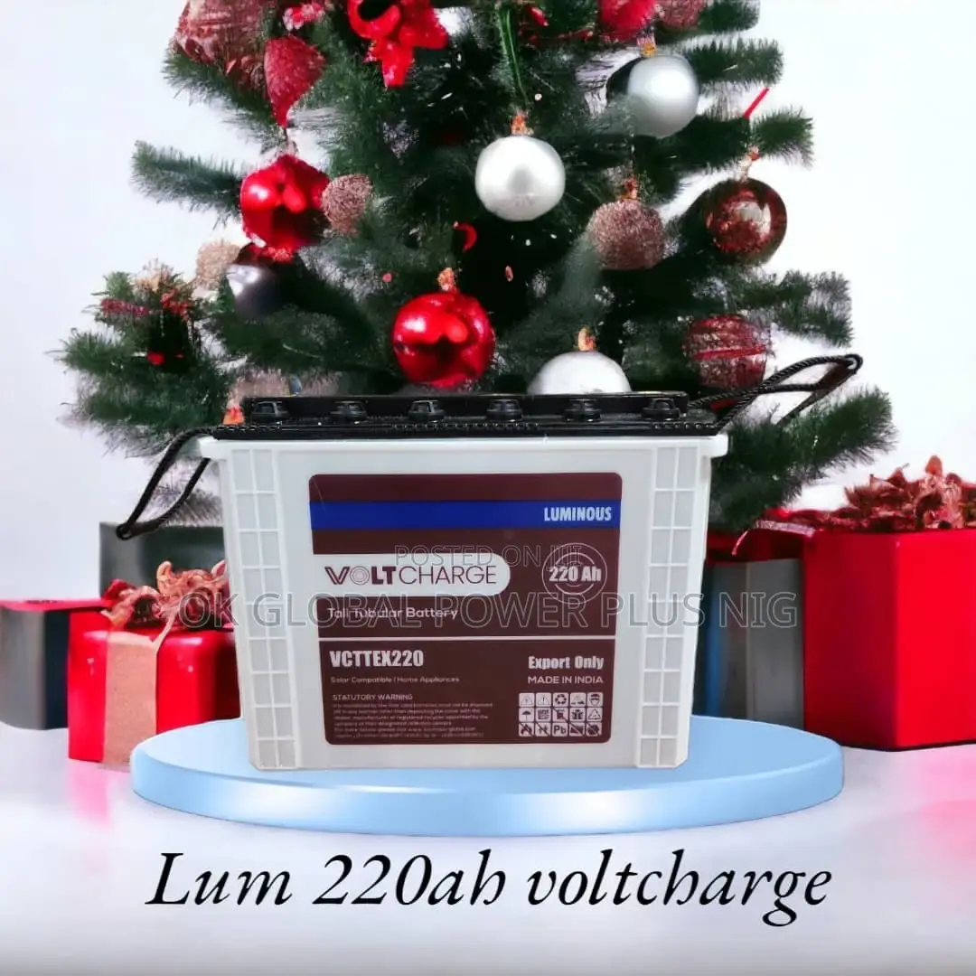 Luminous 220ah/12v Voltcharge Tubular Battery