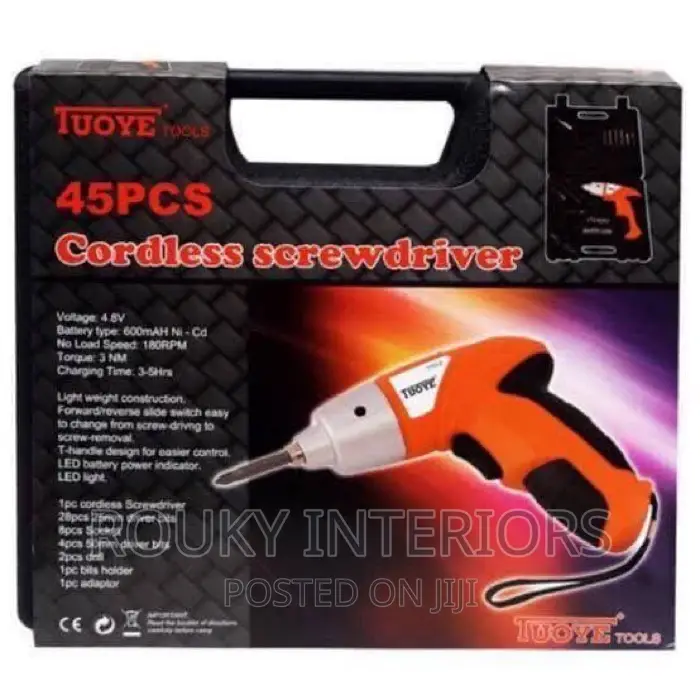 32pcs Cordless Screwdriver