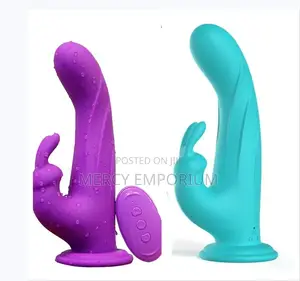 2in1 Clitoris G-Spot Rabbit Vibrator Remote Control Sex Toy