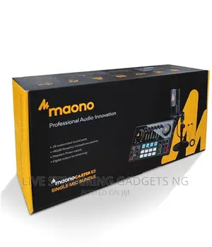 Maono E2 Caster Single Mic Bundle for Podcast/Livestreaming