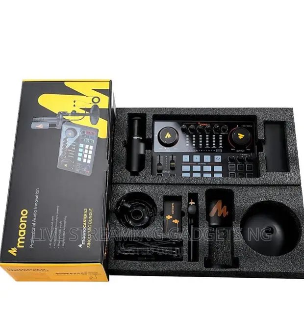 【新品未使用】maono CASTER E2 SINGLE MIC BUNDLE Maono E2 Caster Single Mic Bundle for Podcast/Livestreaming for