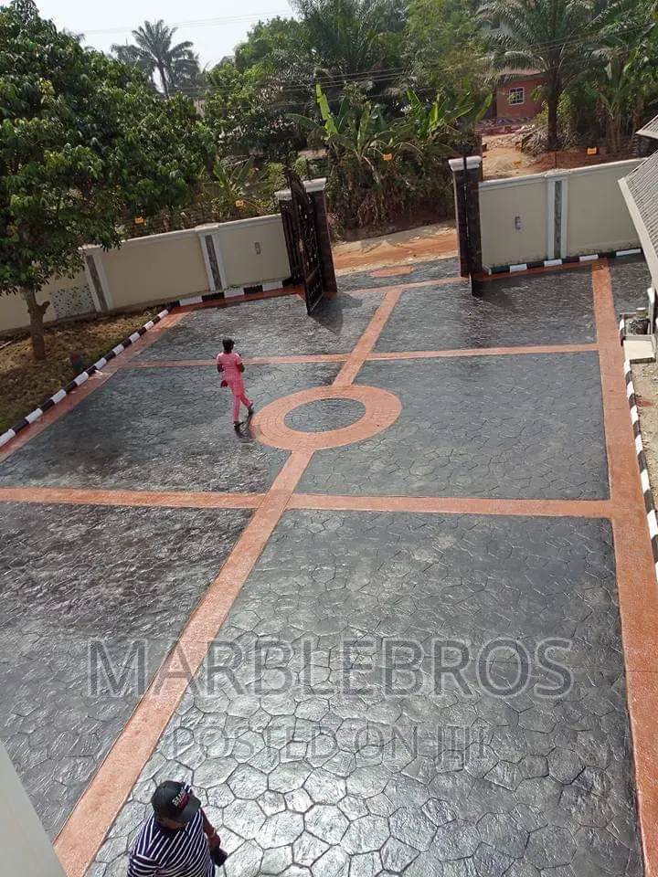 Compound Stamped Incret Floor Finishing