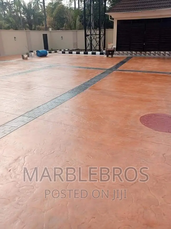 Compound Stamped Incret Floor Finishing