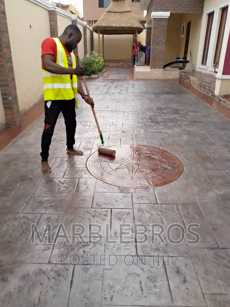 Compound Stamped Incret Floor Finishing