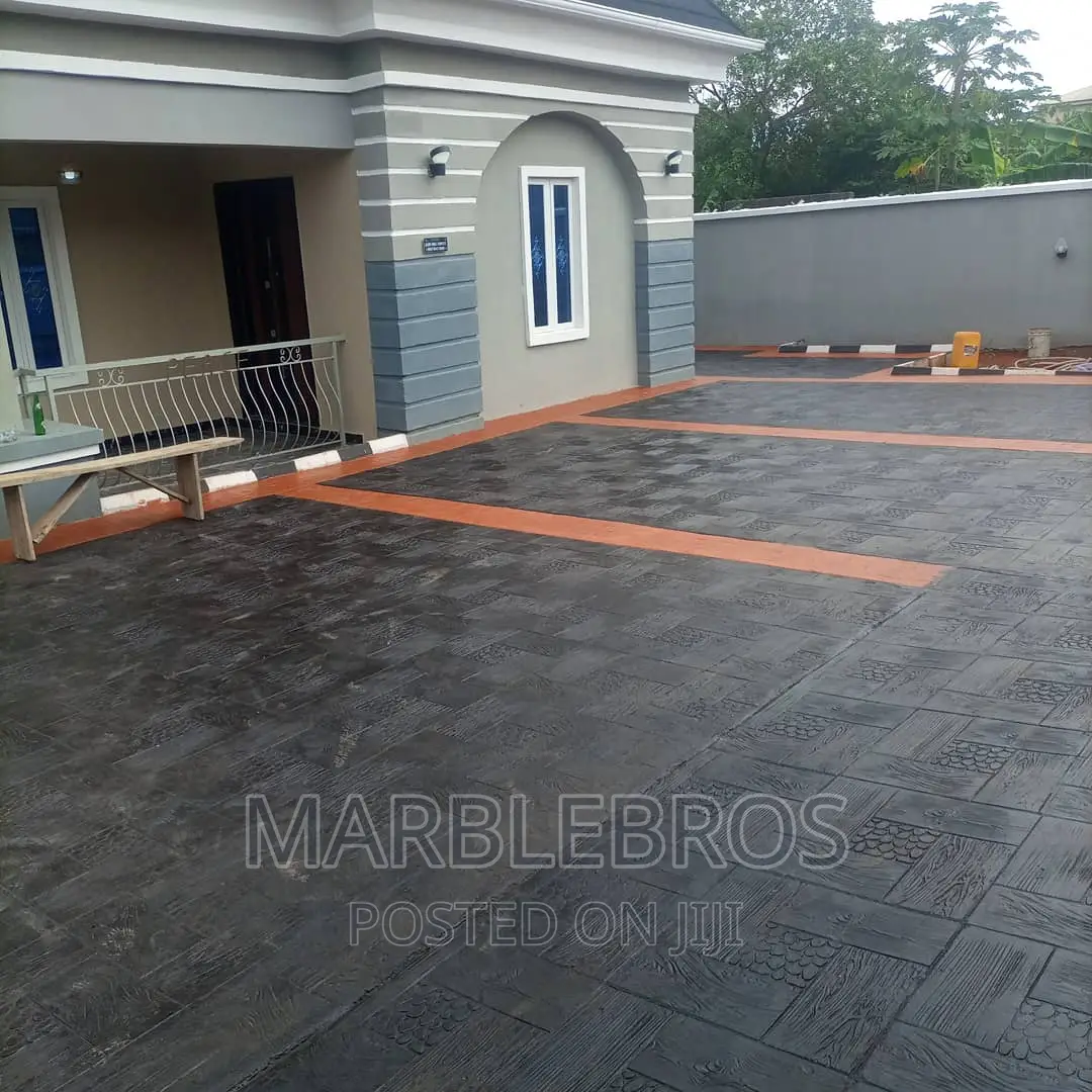 Compound Stamped Incret Floor Finishing