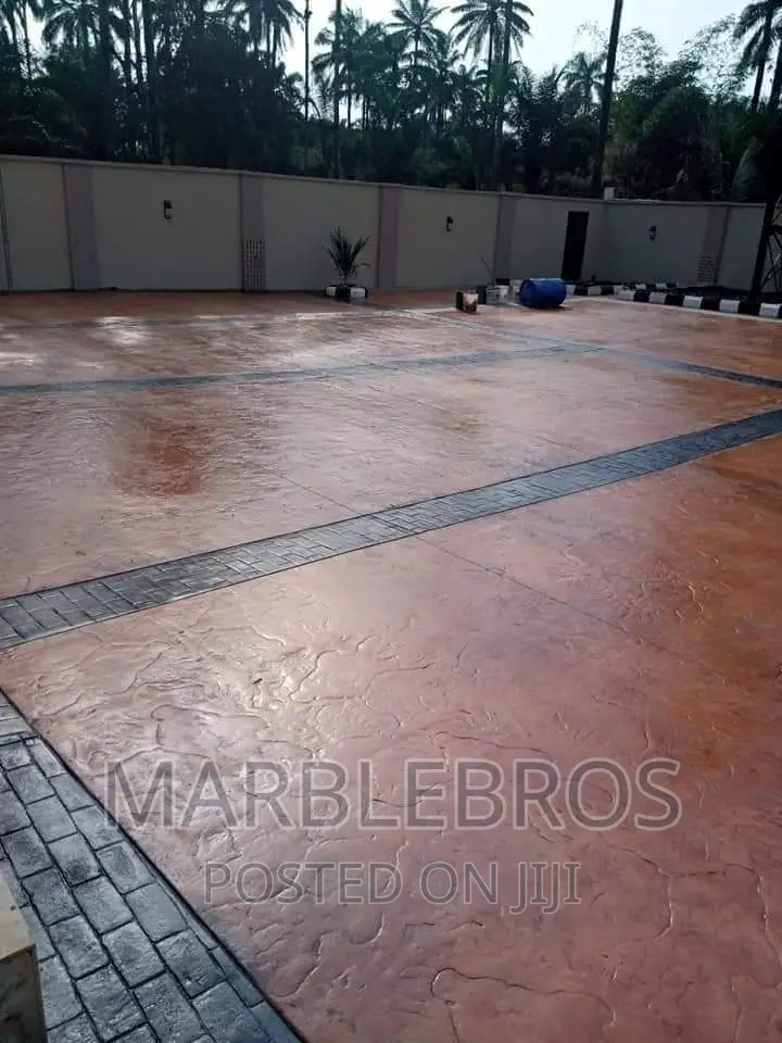 Compound Stamped Incret Floor Finishing