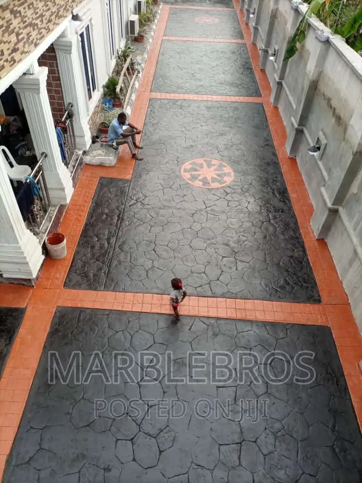Compound Stamped Incret Floor Finishing