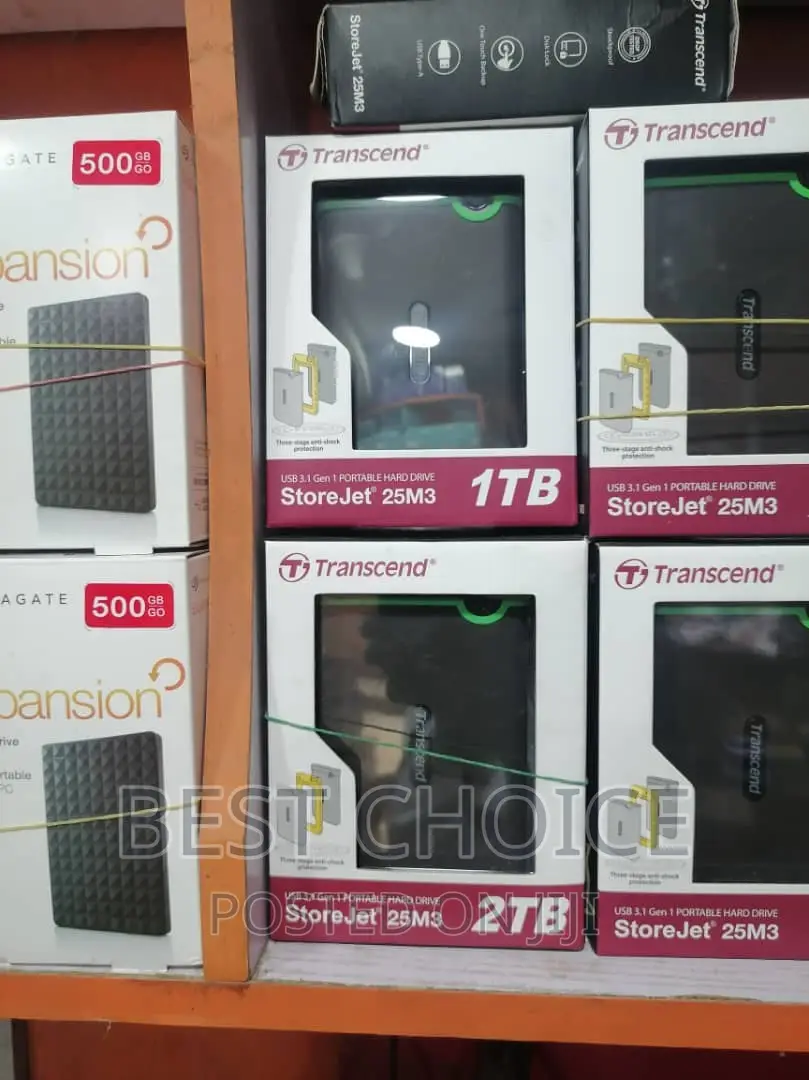 2tb Transcend External Hard Drive