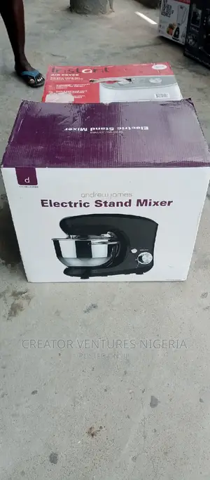 Mixer Andrew James Electric Stand,5.5lrts With Splash Guard.