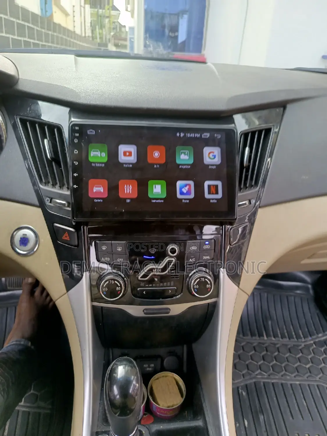 Hyundai Sonata 2011/15 Android Screen Wit GPS Navigation Map