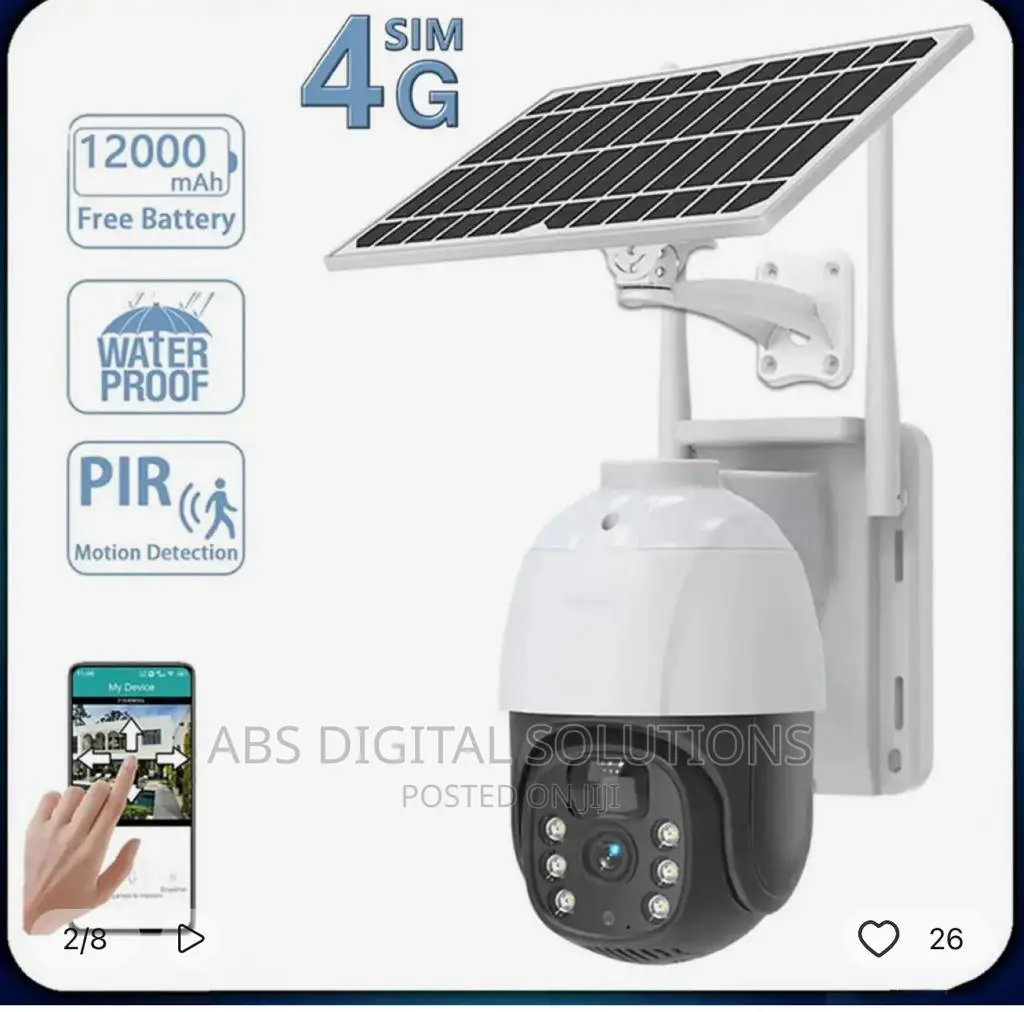 Solar Powered CCTV Camera
