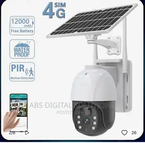 Solar Powered CCTV Camera