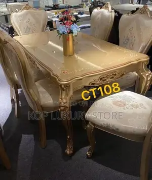 Dinning Set Royal Table With 6 Chairs