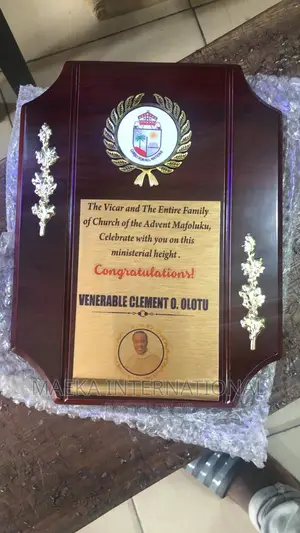 Award Plaque