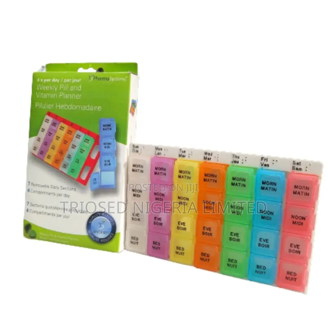 Weekly Pill and Vitamin Planner
