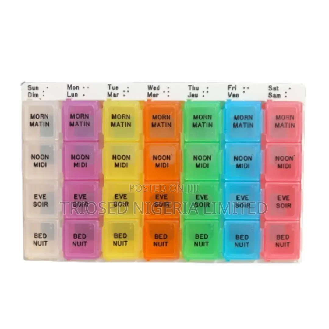 Weekly Pill and Vitamin Planner