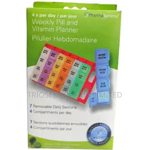 Weekly Pill and Vitamin Planner