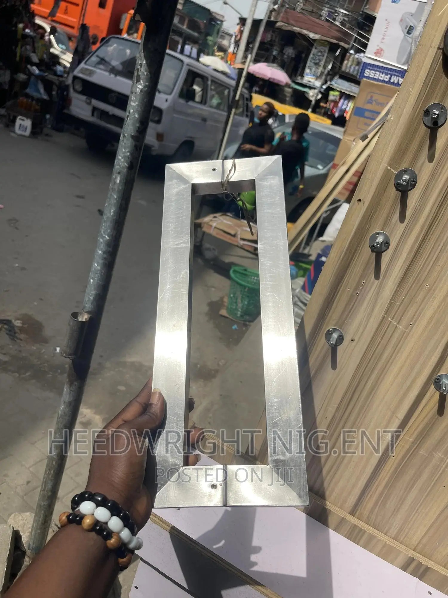 Silver Stainless Steel 2ft Pull Handle