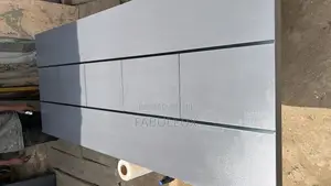 Solid Gray HDF Chromed Door Wi Complete Frame and Architrave