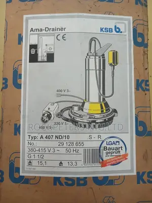 KSB Ama-Drainer a 407 Nd/10 S-R
