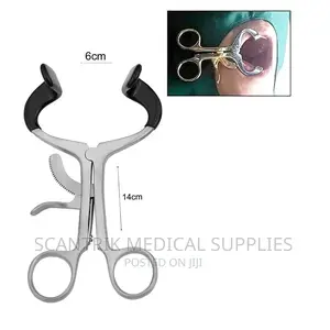 Mouth Gags Tongue Forceps Molt 14cm for Adult